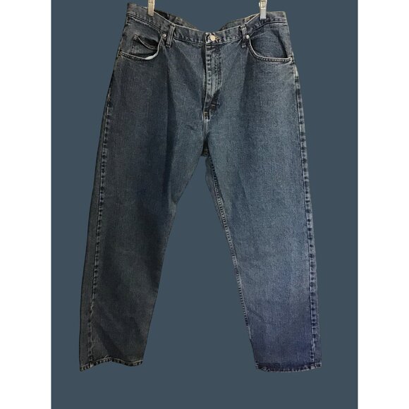 WRANGLER - MEDIUM WASH STRAIGHT LEG MEN'S JEANS SIZE 40X32 - Picture 1 of 7